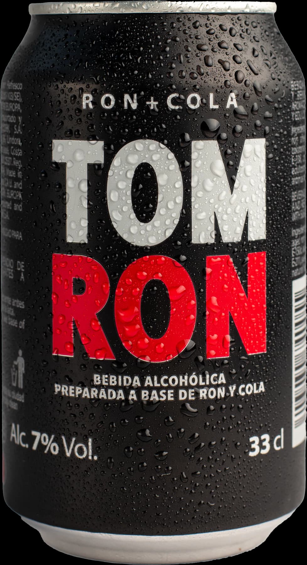 Lata de Tomron ron con cola